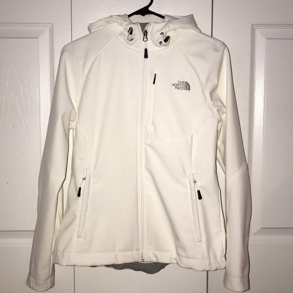 The North Face Jackets & Blazers - The North Face Bionic Apex hooded white jacket M